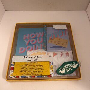 FRIENDS™ Gift Set + Central Perk Keychain | New | Journal & Stationery Bundle